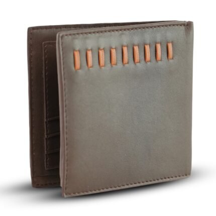 Oril ZEST Leather Short Wallet – Chocolate