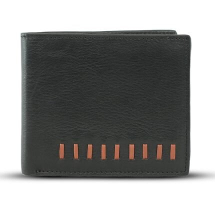 Oril ZEST Leather Short Wallet – Black