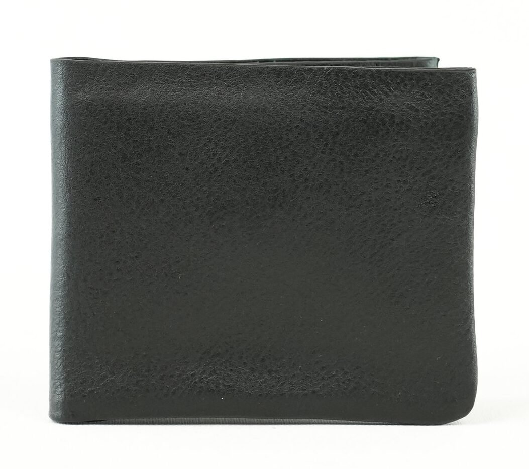 166.jpg Oril KAVA Leather Short Wallet – Black