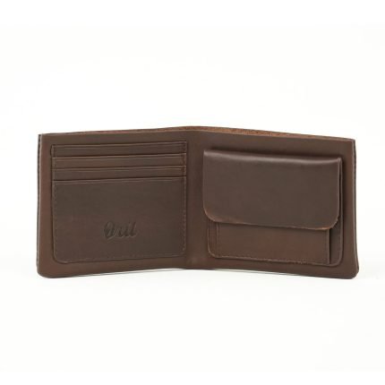 Oril KAVA Leather Short Wallet – Chocolate - view 2