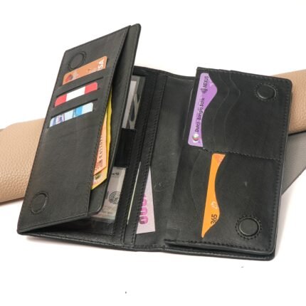 Oril Kruz Leather Long Wallet