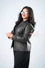 Oril Monarch Leather Blazer
