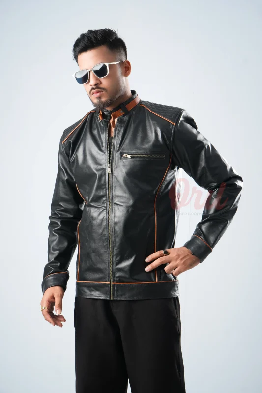 Oril Apex Contrast Moto Jacket - view 2