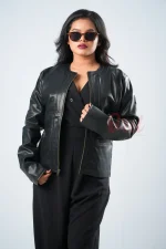 Oril Onyx Collarless Jacket - view 2