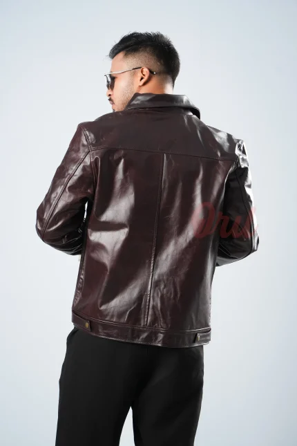 Oril Espresso Aviator Jacket - view 2