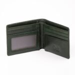 Oril Zylon Leather Short Wallet – Olive – view 4