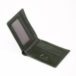 Oril Zylon Leather Short Wallet – Olive – view 5