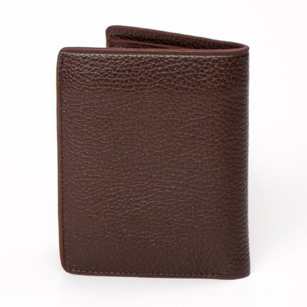 Oril Orix Leather Short Wallet – Chocolate – view 2