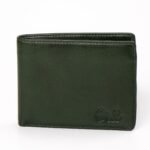 Oril Flex Leather Short Wallet – Olive - view 5