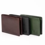 Oril Flex Leather Short Wallet – Olive - view 6