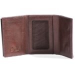 Oril Zenix Leather Short Wallet – Chocolate – view 5