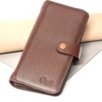 Oril Rivox Leather Long Wallet – Chocolate - view 4