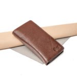 Oril ORVA Leather Long Wallet – Chocolate - view 4