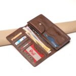 Oril Prime Leather Long Wallet – Chocolate – genuine leather