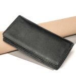 Oril ORVA Leather Long Wallet – Black - view 6