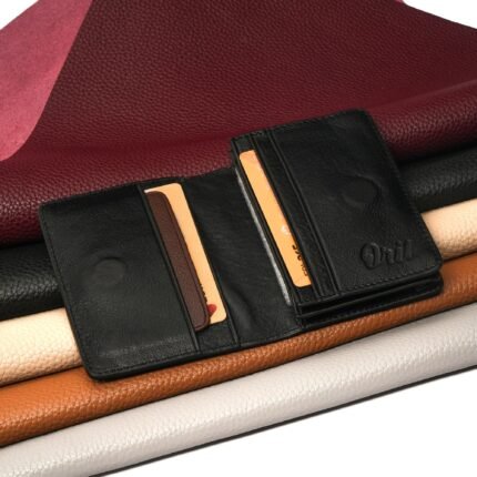 Oril Nexos Leather Card Holder Wallet – Black – view 2