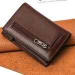 Oril Zenix Leather Short Wallet – Chocolate – view 6