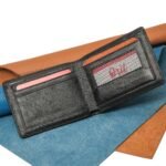 Oril Flex Leather Short Wallet – Black - view 5