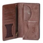 Oril ORVA Leather Long Wallet – Chocolate - view 2