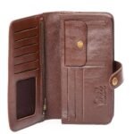 Oril Rivox Leather Long Wallet – Chocolate - view 3