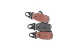 Oril Loop Leather Key Ring – Chocolate – view 4