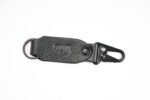 Oril Loop Leather Key Ring – Black – view 2