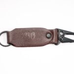 Oril Loop Leather Key Ring – Chocolate – genuine leather