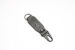 Oril Loop Leather Key Ring – Black – view 4