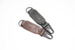 Oril Loop Leather Key Ring – Chocolate – view 3