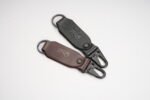 Oril Loop Leather Key Ring – Black – view 5