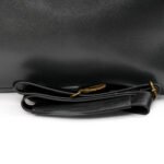 Oril Folio Leather Laptop Bag – Black – view 3